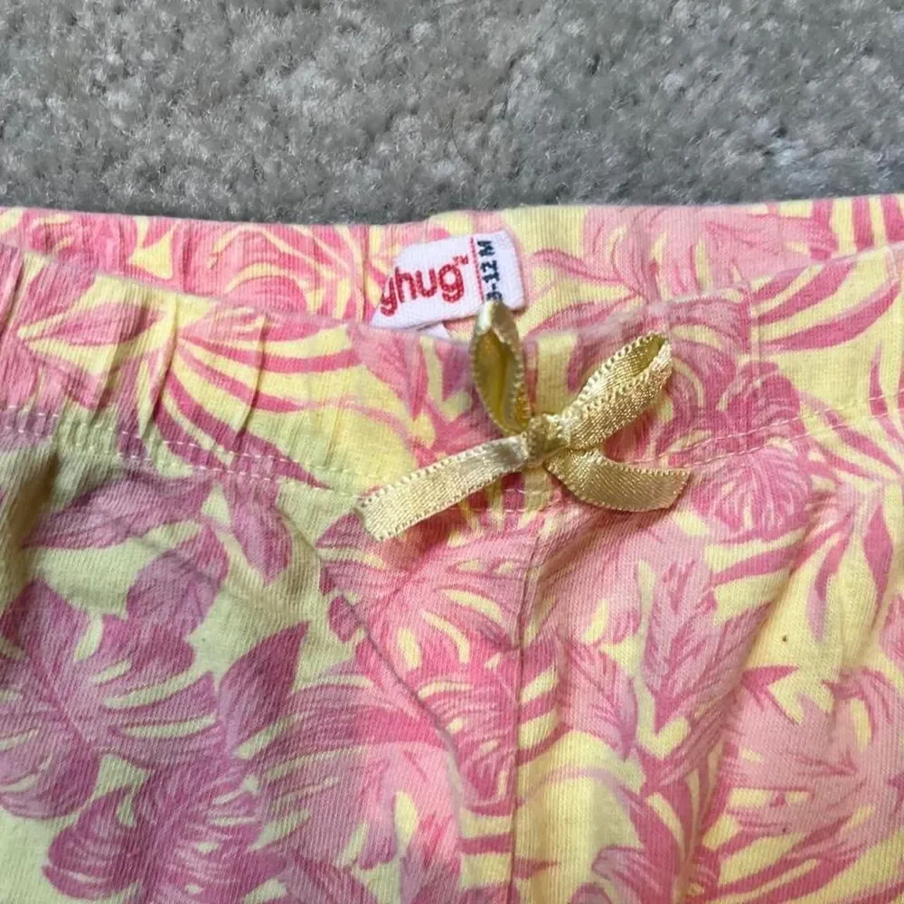 2x baby girls leggings